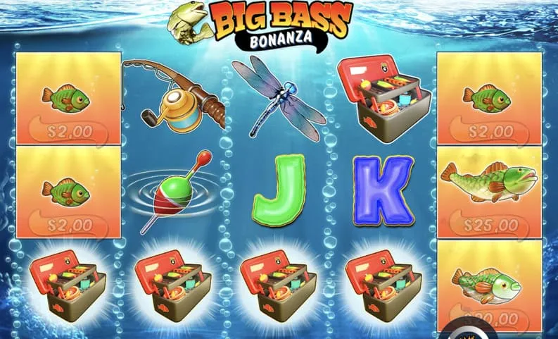 Jouez à Big Bass Bonanza en ligne sur Avabet — faites tourner les rouleaux et attrapez de gros gains
