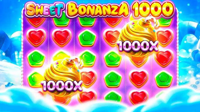 Sweet Bonanza slot en ligne avec univers sucré et symboles fruités